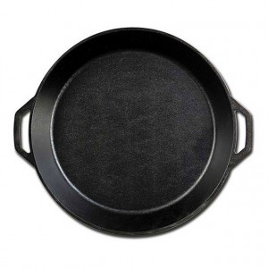 Tigaie adanca rotunda din fonta cu manere Lodge 43 cm