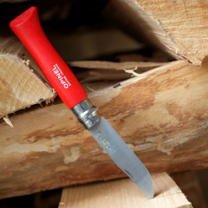 Briceag Opinel Adventurer Nr.08 Inox Fag Rosu 8.5cm - 001705