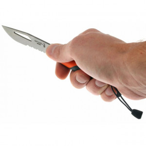 Briceag Opinel Nr.08 Inox Outdoor Portocaliu, lama 8.5cm - 001577