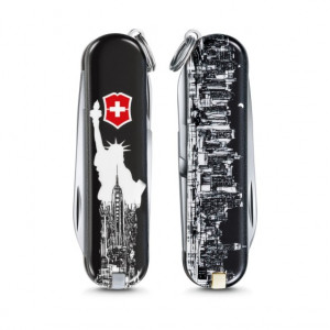 Briceag Victorinox Classic New York - 0.6223.L1803 - Limited Edition 2018 fata spate