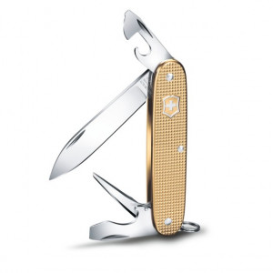 Briceag Victorinox Pioneer Alox, Champagne Gold - 0.8201.L19 - Limited Edition 2019