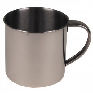 Cana inox 250 ml, 8 x 7.5 cm, MFH - OUTMA.33383