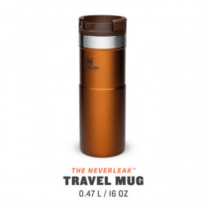 Cana Termoizolanta Stanley The NeverLeak Travel Mug Maple Ice 0.47L - 10-09851-010