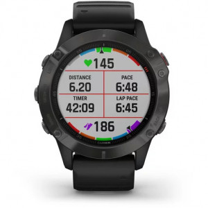 Ceas Garmin Fenix 6 Sapphire Gray/Black 47mm - HG.010.02158.11 antrenament
