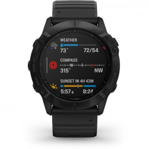 Ceas Garmin Fenix 6X Pro Black/Black 51mm - HG.010.02157.01 compass