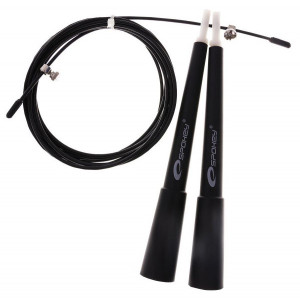 Coarda sarituri Spokey Crossfit Jump 300 cm cu lungime ajustabila, neagra - OUTMA.834195