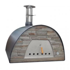 Cuptor traditional pentru pizza pe lemne Maximus Arena negru - MAXIMUSBLACKARENA