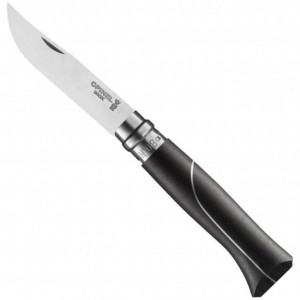 Cutit Opinel Franta N°08 Otel Inox Abanos lama 8.5cm - 002347