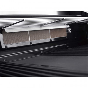 Gratar Grand Hall Maxim GTI4B-V pe gaz cu 5 arzatoare (4 inox + 1 infrarosu), incastrabil, gratare din fonta - K04000199A arzator
