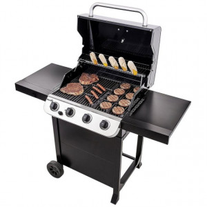 Gratar pe gaz Char-Broil Convective 410B - 140843 cu alimente