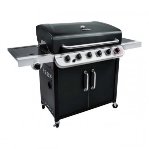 Gratar pe gaz Char-Broil Convective 640B XL, 6 arzatoare din inox, gratare din fonta -140847 lateral