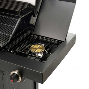 Gratar pe gaz din inox Char-Broil Professional 3500 Black Edition TRU-Infrared - 140899 arzator suplimentar