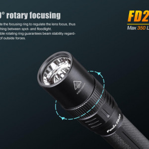 Lanterna Fenix FD20 350 lumeni 115 metri 4