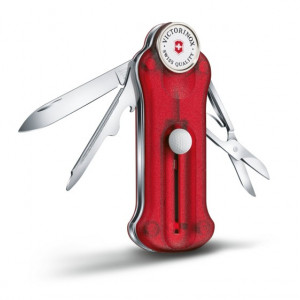 Multifunctional Victorinox GolfTool, rosu transparent - 0.7052.T deschis
