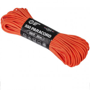 Paracord 550 Atwood Rope Burnt Orange 4mm - 30m - CD-PC1-NL-95