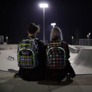 Rucsac Wheel Bee Generation Z multicolor cu LED
