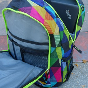 Rucsac Wheel Bee Night Vision multicolor cu LED
