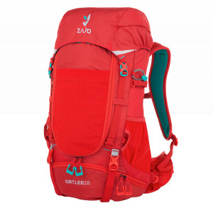 Rucsac Zajo Ortler ripstop rosu, 28 litri, cu husa de ploaie si fluier - OUTMA.4053150