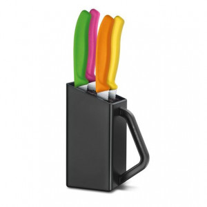 Set Victorinox pentru Bucatarie, 4 piese, suport negru - 6.7126.4