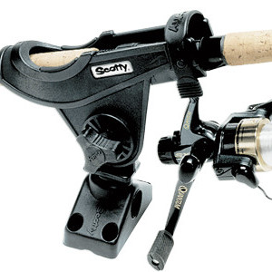 Suport lanseta spinning sau baitcasting cu sitem de montare side/deck mount