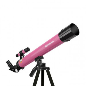 Telescop refractor Bresser Junior 45/600 AZ roz - 8850600W9H000