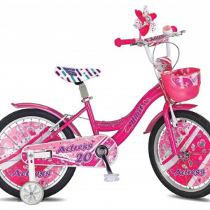 Bicicleta copii UMIT Actress MTB-HT 20" roz, varsta 7-10 ani
