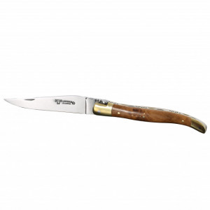 Briceag Laguiole en Aubrac, Maner lemn Tec lama 12cm - LGL0212TKL/FSJI1