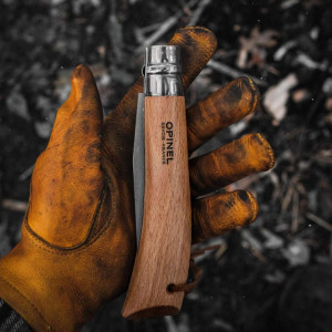 Briceag Opinel Fierastrau Nr.12 Inox Fag, lama 12cm - 165126