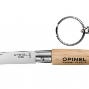 Briceag Opinel Nr.04 Inox Breloc, 5 cm - 000081
