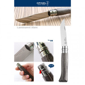 Briceag Opinel Nr.08 Mesteacan lama 8.5cm + Cutie - 002280