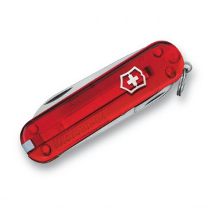 Briceag Victorinox Classic SD, rosu transparent - 0.6223.T