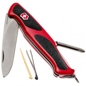 Briceag Victorinox RangerGrip 53, rosu/negru - 0.9623.C unelte