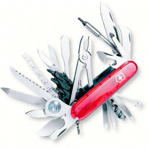 Briceag Victorinox SwissChamp XLT, rosu transparent - 1.6795.XLT