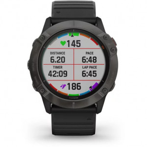 Ceas Garmin Fenix 6X Pro Solar Carbon/Black 51mm - HG.010.02157.21 antrenament