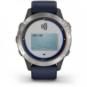 Ceas Garmin Quatix 6 Captain Blue 47mm - HG.010.02158.91 plata contactless