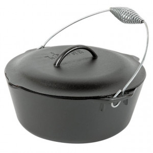 Ceaun din fonta cu capac - cuptor olandez Lodge 30 cm 6,7 litri