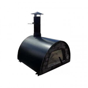 Cuptor traditional pentru pizza pe lemne Maximus negru - MAXIMUSBLACK