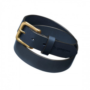 Curea din piele Pampeano Navy 100 cm