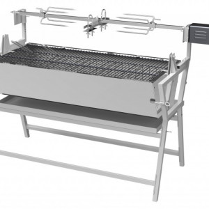 Gratar pe carbune PIGLET cu rotisor electric 30kg Cattara