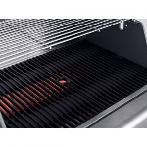 Gratar pe gaz cu 2 arzatoare infrarosu, incastrabil, gratare din fonta, Crossray by Heatstrip - TCS2EU30 gratare