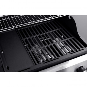 Gratar pe gaz cu 4 arzatoare din inox, gratare si plita din fonta, Grand Hall Xenon 3 - K03000032A gratar