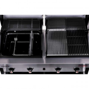 Gratar pe gaz din inox Ghar-Broil Double Header Professional 4600S - 140754 5