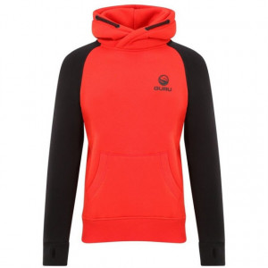 Hanorac Guru Red/Black fara fermoar
