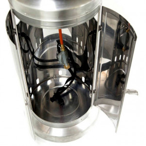 Incalzitor de terasa din inox comercial Brolly High End 13 Kw masa cu LED Activa 13950 2