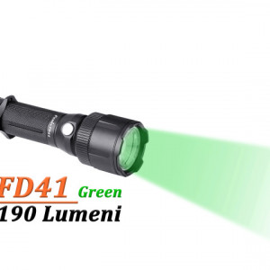Lanterna Fenix FD41 - LED Verde - 190 lumeni 183 metri 3