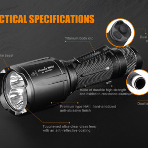 Lanterna Fenix TK25 - Versiune UV - 1000 lumeni 225 metri specificatii tactice