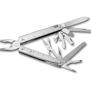 Patent Victorinox SwissTool X, teaca piele - 3.0327.L le lat