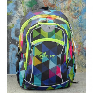 Rucsac Wheel Bee Night Vision multicolor cu LED