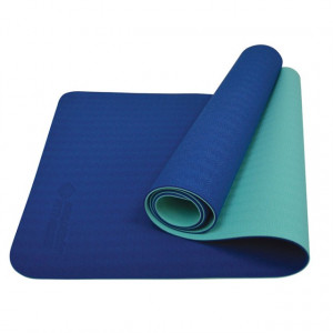 Saltea pentru yoga bicolora albastru/verde Schildkröt