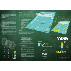 Set 6 fluturasi badminton ELI Talbot-Torro - 469382